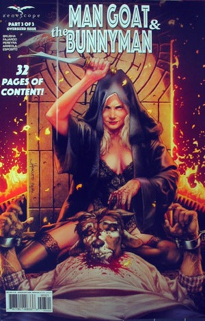 Man Goat & The Bunnyman #3 - Zenescope - 2022 - Jay Anacleto Cover