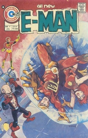 E-Man #9 - Charlton - 1975 - *10p price stamp on cover