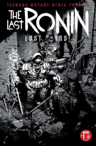 TMNT: The Last Ronin - Lost Years #1 - IDW - 2023 - Deodato 1:50 Incentive Variant Cover BW
