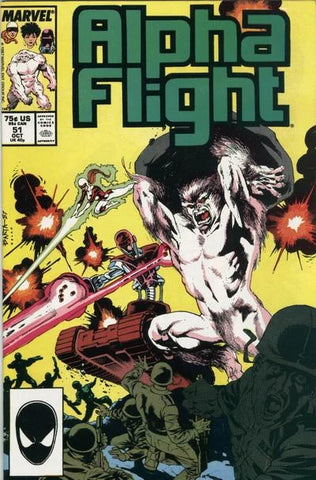 Alpha Flight #51 - Marvel Comics - 1987