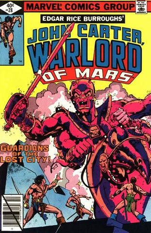 John Carter, Warlord Of Mars #28 - Marvel Comics - 1979 - Pence Copy