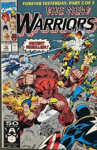 New Warriors #12 - Marvel Comics - 1991