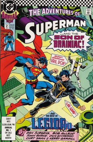 Adventures Of Superman Annual #2 - DC Comics - 1990