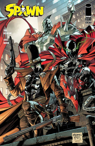 Spawn #311 - Image Comics - 2021 - Barber Variant Cover