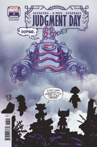 A.X.E. Judgment Day #3 - DC Comics - 2022 - Skottie Young Variant