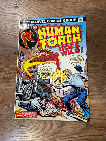 The Human Torch #2 - Marvel Comics - 1974