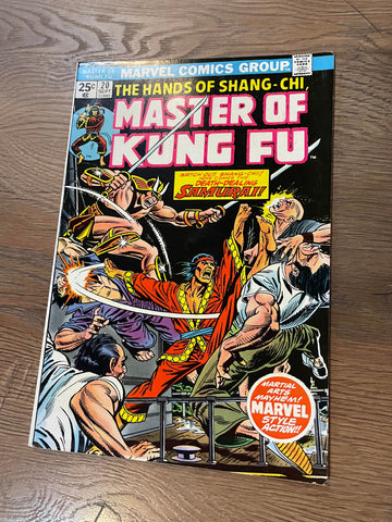 Master of Kung Fu #20 - Marvel Comics - 1974 - Back Issue