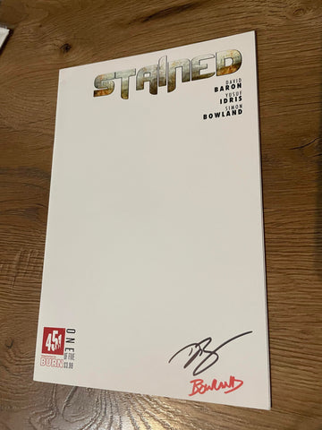 Stained #1 - 451 Studios - 2017 - Blank variant SIGNED