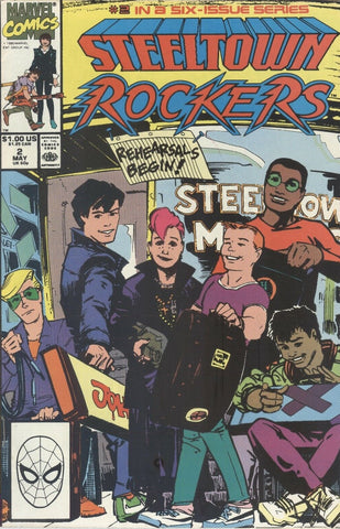 Steeltown Rockers #2 - Marvel Comics - 1990