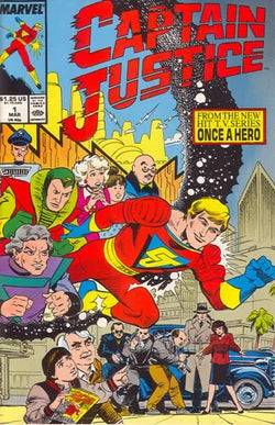 Captain Justice #1 - Marvel Comics - 1988
