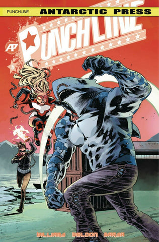 Punchline #5 - Antarctic Press - 2019 - Hulk Homage Variant