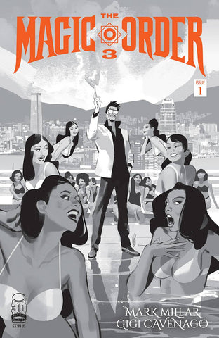 The Magic Order 3 #1 - Image Comics - 2018 - Cavenago B&W Variant