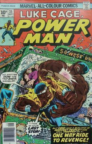 Luke Cage, Power Man #35 - Marvel Comics - 1976 - Pence Copy