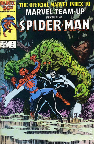 Official Marvel Index to Marvel Team-Up #4 - Marvel Comics - 1986