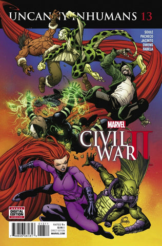 Uncanny Inhumans #13 - Marvel Comics - 2016