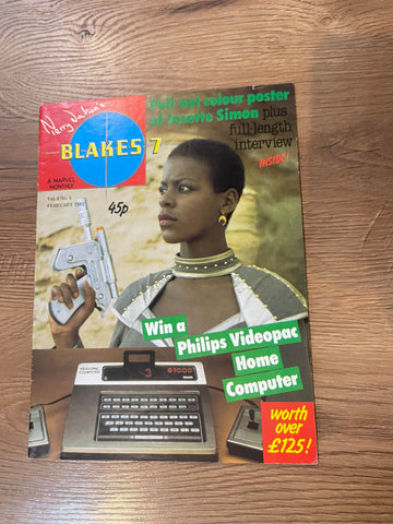 Blakes 7 Monthly #5 - Marvel - Feb 1982 - WITH POSTER