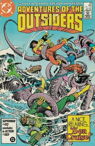 Adventures of the Outsiders #37 - DC Comics - 1986