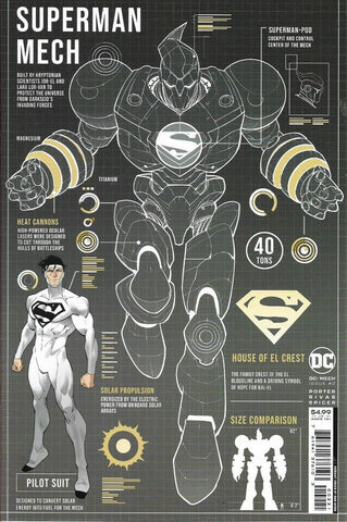 DC Mech #2 - DC Comics - 2022 - Superman Mech Cover