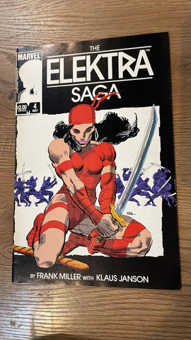 The Elektra Saga #4 - Marvel Comics - 1984 **