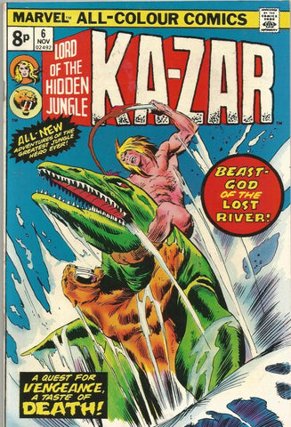 Ka-Zar #6 - Marvel Comics - 1974
