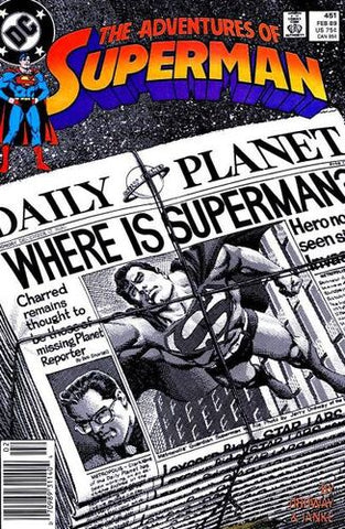 Adventures Of Superman #451 - DC Comics - 1989