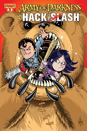 Army of Darkness vs Hack/Slash #3 - Dynamite - 2022 - Cover C