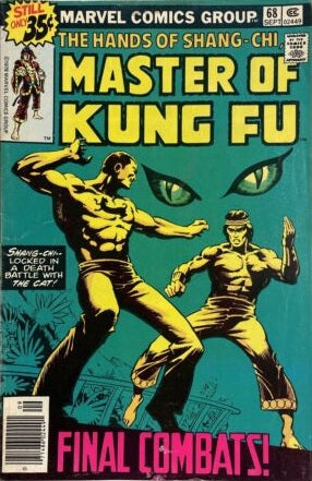 Master Of Kung Fu #68 - Marvel Comics - 1978 - Pence Copy