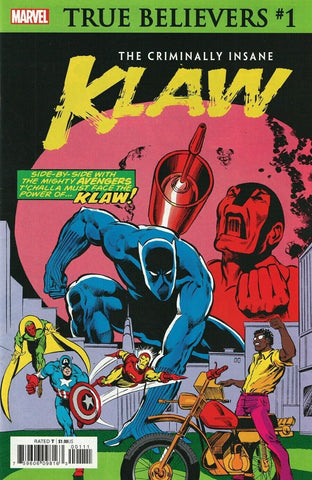 True Believers #1 Klaw - Marvel Comics - 2020