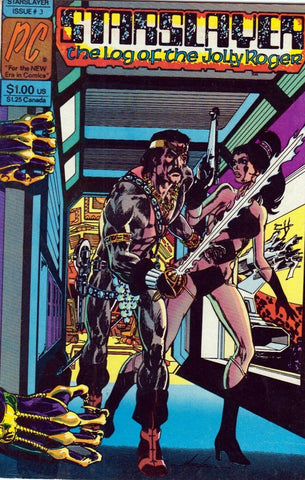 Starslayer: The Log Of The Jolly Roger #3 - PC Comics - 1992