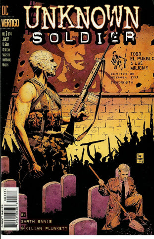 The Unknown Soldier #3 - DC Vertigo - 1997