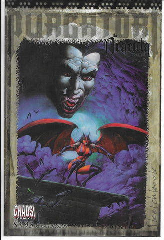 Purgatori : The Dracula Gambit Sketchbook - Chaos Comics 1997 - One Shot