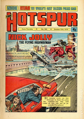Hotspur Comic #782 - British Comic - 12th Oct. 1974