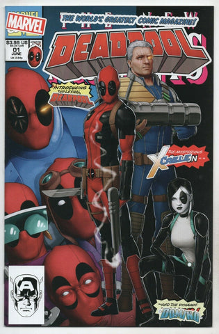 Deadpool #1 - Marvel Comics - 2018 - New Mutants #98 Homage