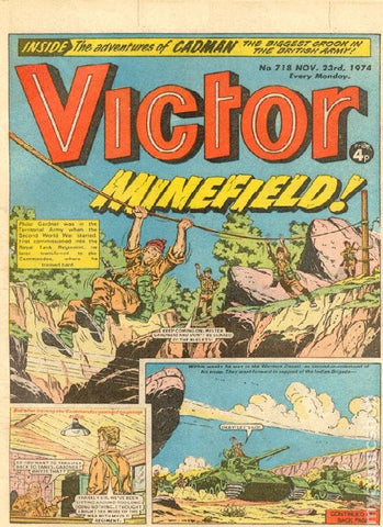 Victor Comic #718 - British Comic - 23rd Nov. 1974