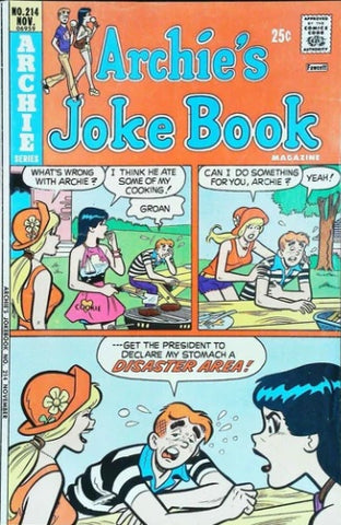 Archie's Joke Book #214 - Archie Comics - 1975