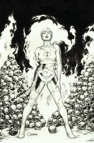 NYX #1 - Dynamite Entertainment - 2021 - B&W 1:11 Virgin Variant