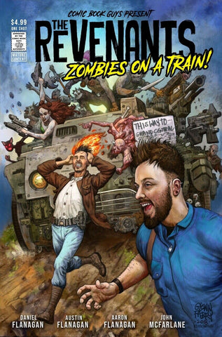 Revenants Zombies On A Train - Comic Book Guys - 2021 - Fabry Cover
