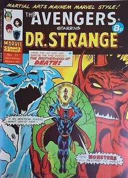 The Avengers #77 - Marvel Comics / British - 1975 - Vintage