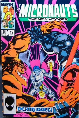 Micronauts #12 - Marvel Comics - 1985