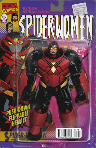 Spider-Women #7 - Marvel Comics - 2016 - Action Figure Variant Cover