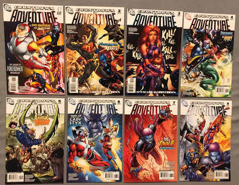 Countdown to Adventure #1-8 - DC Comics - 2007 - Full Set