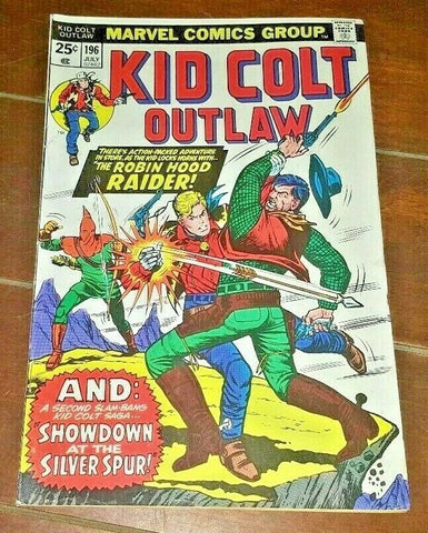 Kid Colt Outlaw #196 - Marvel Comics - 1975