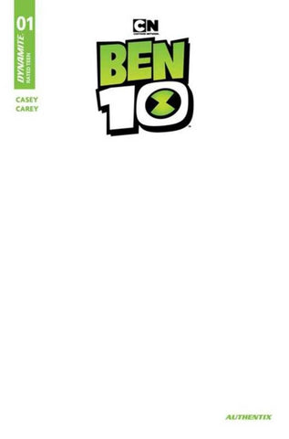 Ben 10 #1 - Dynamite Comics - 2026 - Cover F Blank Authentix Variant