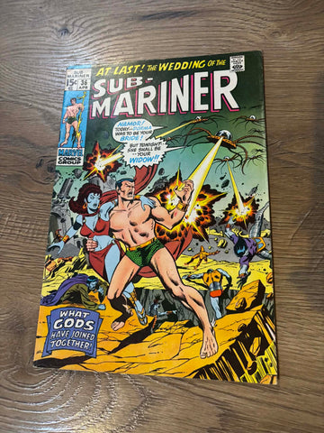 Sub- Mariner #36  - Marvel Comics - 1971