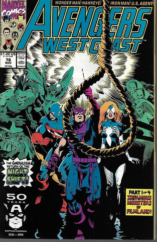 Avengers West Coast #76 - Marvel Comics - 1991