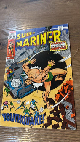 Sub- Mariner #28 - Marvel Comics - 1970