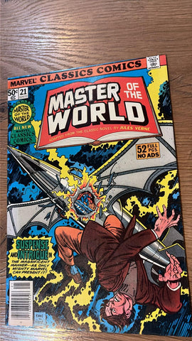Marvel Classics Comics #21 - Marvel Comics - 1977 - Master of the World