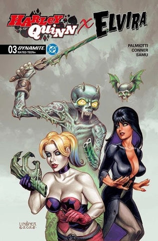 Harley Quinn X Elvira #3 - Dynamite Comics - 2025 - Cvr C