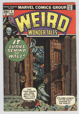 Weird Wonder Tales #4 - Marvel Comics - 1974
