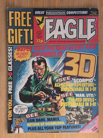 Eagle 25th February- British Comic - 1983